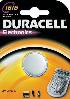 2 x Duracell Lithium DL1616 CR1616 , 2 x 1er Blister, bis 2021