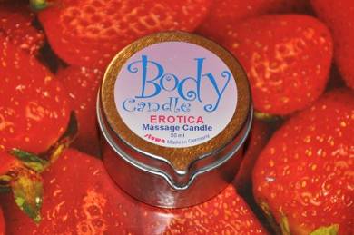 Massagekerze "EROTICA" - eine körperwarme Massagelotion - von !himalaya pro