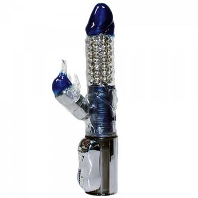Kolibri Kugel-Vibrator- 23,5 x 4 cm - in Blau
