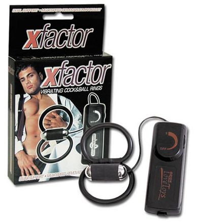 Penis Hodenring mit Vibration -XFactor-