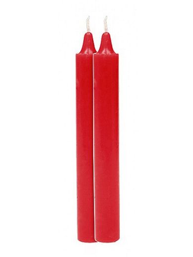 Fashionistas Pleasure/Pain Drip Candles: S/M-Kerzen, 2er Set, rot