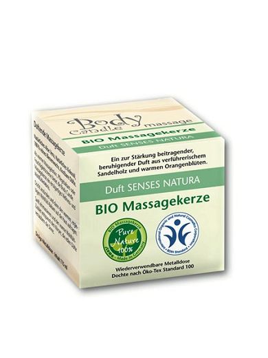 Bio Massagekerze: Senses Natura (115ml)