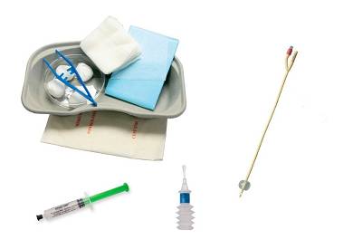 Wechsel-Set für Blasenkatheterisierung S-07 mit Katheter 5-10ml oder 30ml Ballon