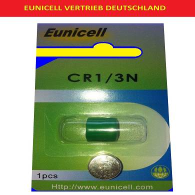 Eunicell 3V Lithium Batterie Typ: CR1/3N, 1/3N, CR11108, DL1/3N, 2L76, K58