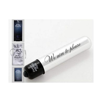 Shades-of-Grey Bullet Vibrator, 8,5 x 1,7 cm