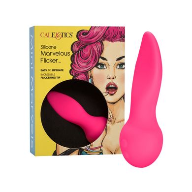 12,8 x 3,3 cm Aufliegevibrator Marvelous Flicker pink - Akku Power