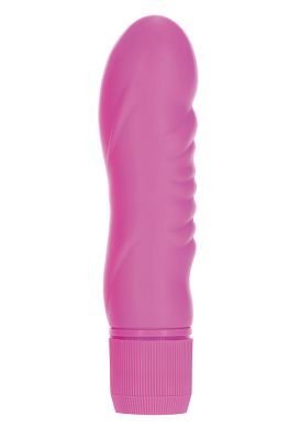 10 x 3 cm Minivibrator First Time Silicone-Stud pink