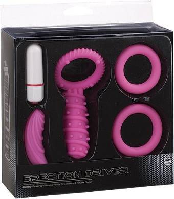 Erection Driver Cockring Set pink
