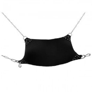 Leder Slingmatte mit Ketten
