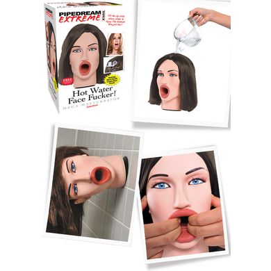 Pipedream Extreme Hot Water Face F***er brunette - Kopf-Masturbator