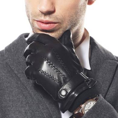 WARMEN Super Warme Echtes Leder Gefüttert Auto outdoor Handschuhe Winterhandschuhe
