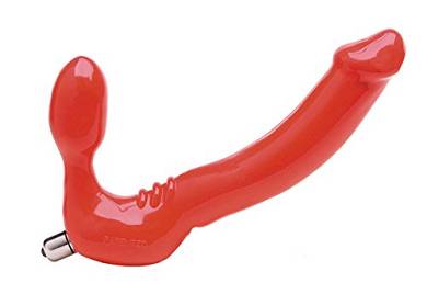 TANTUS Feeldoe More Vibrator red / Toys/Dildos/Silikon-Dildos