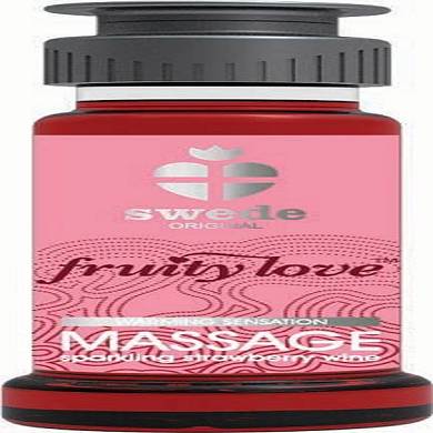 Massagel Fruity Love Erdbeere von Swede