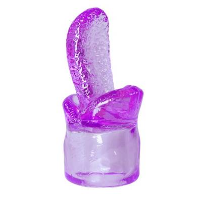 Violetter Aufsatz mit groer Zunge