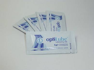 OptiLube Kathetergleitgel 5 Stück a 5 Gramm - steril