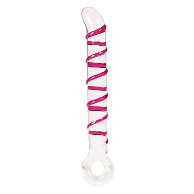 TOYJOY Glasdildo Pink, 18 x 2,5 cm