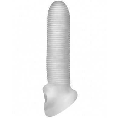 FAT BOY - Micro Ribbed Sheath 6,5 inch Penismanschette clear