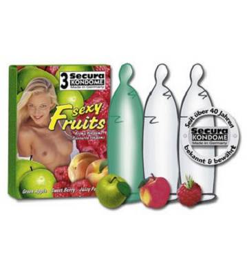 Secura sexy Fruits 3er