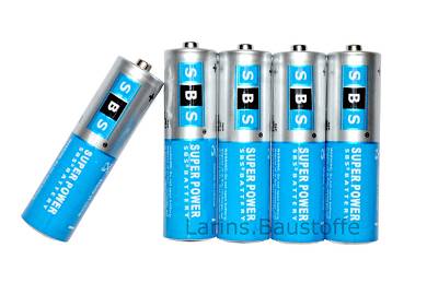 SBS® 10-100 Stk. Batterien Mignon AA oder Micro AAA 1,5V MHD 12/2017