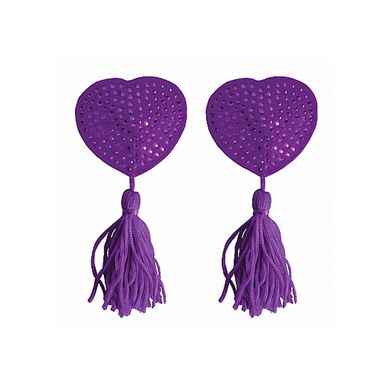 Ouch Nipple Tassels Heart Purple