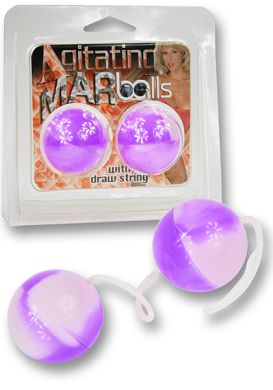 Agitating Marballs purple/weiß