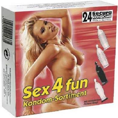 Secura Sex 4 fun Kondom-Sortiment (24er Packung)