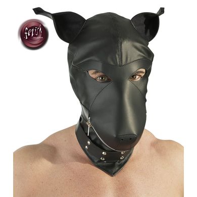 Hundemaske schwarz