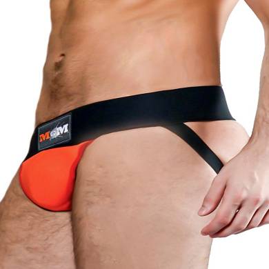 Men of Montreal Beaudry Jock Underwear Orange/Black/Red