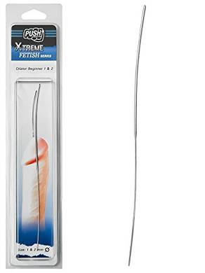 Push Xtreme Fetish - 20cm Edelstahl Dilator Beginner 1mm & 2mm breit