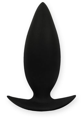 10 x 1,6 - 3,5 cm Rear Drop Silikon-Analplug small black