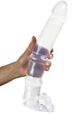 37 x 7,2 cm ASS ANGELES Dildo Corona clear