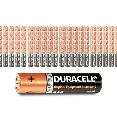 100x Duracell AAA Alkaline Micro Batterie LR3 MN2400 UM4 - 1150mAh 1,5V - 100Stk