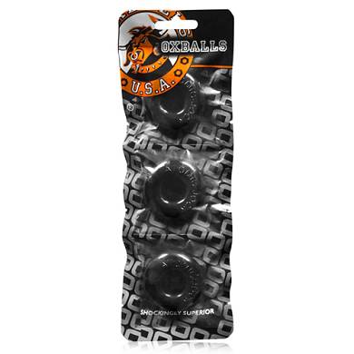 Donut Black Ringer 3 Pack - Small