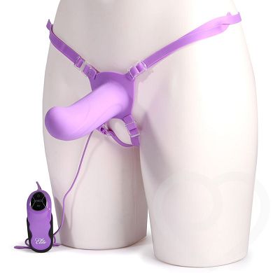 Fetish Fantasy Elite hohler Strapon-Vibrator 15 cm