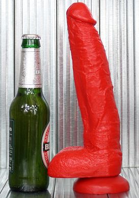 28 x 5,5 cm Dildo Dustin red