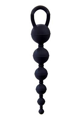 Shots Toys sechs Balls Kette - schwarz - Anal Kugeln - Butt Plugs and Anal Dildos
