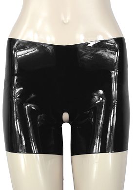 Latex Shorty mit ffnung