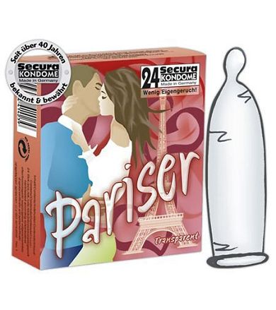 Secura Kondome Pariser transparent