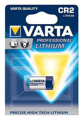 4x CR2 Foto-Batterie Lithium Photo VARTA professional im Blister