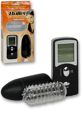 Schnurlos-Vibro-Bullet schwarz