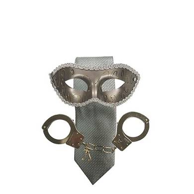 Sexperiments ? Thrillogy Krawatten-Set in Grau