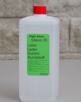 1Liter Silikonl  LATEX Leder Kunststoff  Gummi Pflege+Schutzmittel Latexpflege 