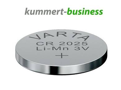 1x VARTA BATTERIEN LITHIUM CR2025 2025 - AUS AKTUELLER PRODUKTION