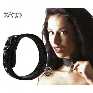 Leder-Halsfessel Wild Thing schwarz