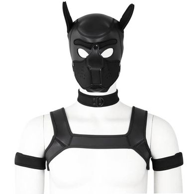 HardcoreDeLuxe Neoprene Puppy Hood black