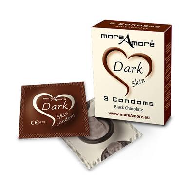 MoreAmore Dark Skin Kondome 3 Stck