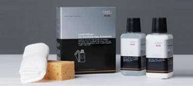 Audi Original Lederpflegemittel Lederpflege Lederreiniger im Set Ledercreme