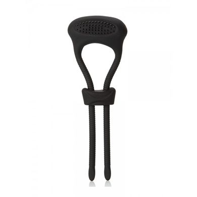 Silicone Ultimate Lasso: Vibro-Penisschlaufe, schwarz