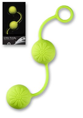 Liebeskugeln Silikon Flora - Little Frisky Love Balls green