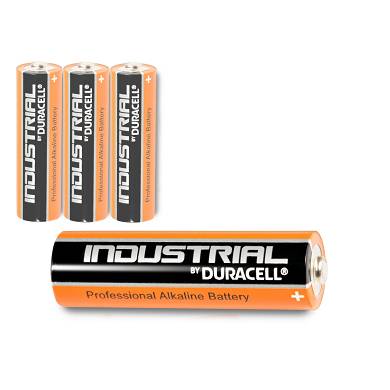 4 x DURACELL AA Mignon Alkaline LR06 Batterie MN1500 1,5V Industrial 4 Stück